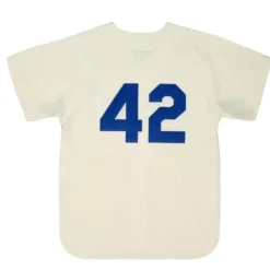 Jerseys Mitchell & Ness -Authentic Jackie Robinson Brooklyn Dodgers Home 1955 Jersey