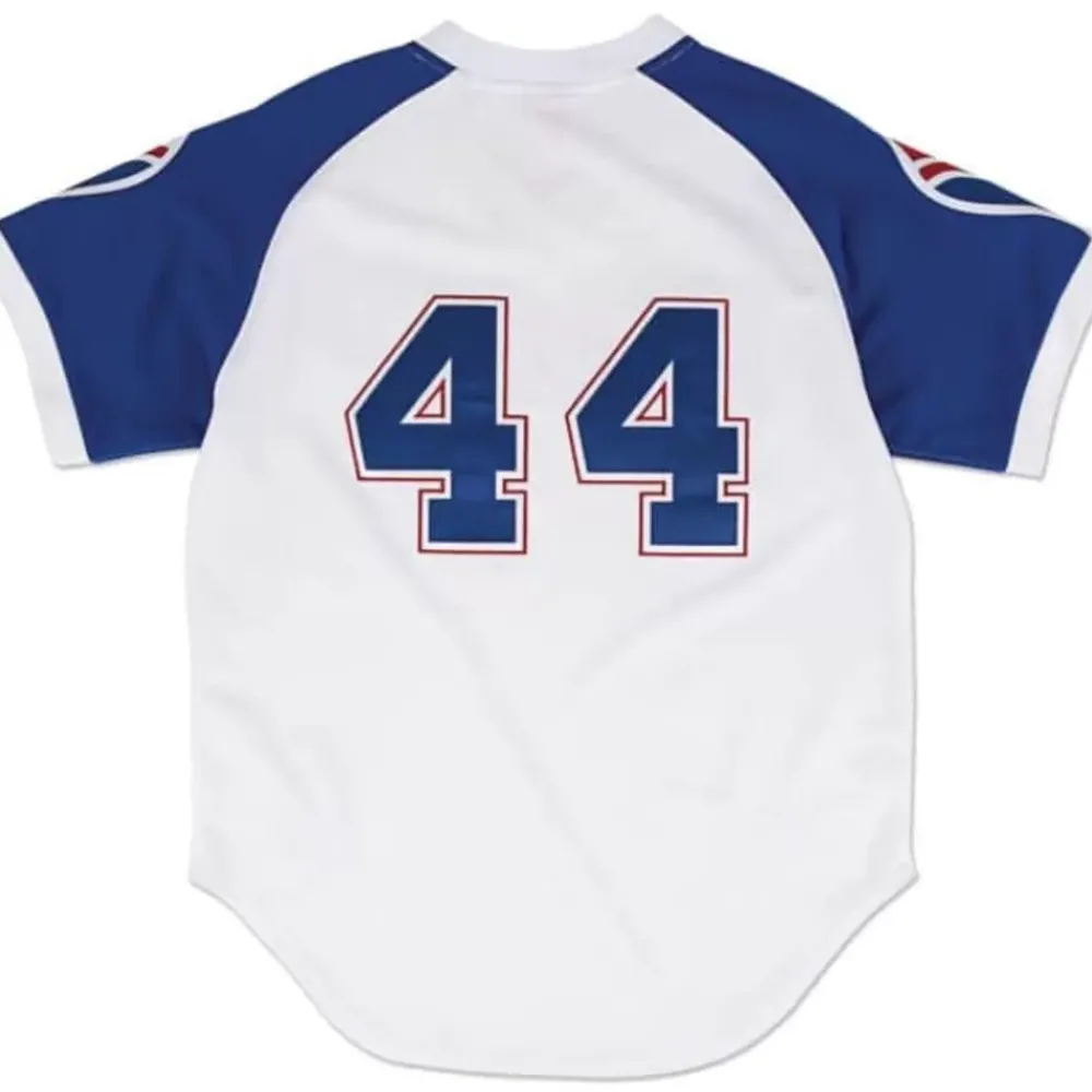 Jerseys Mitchell & Ness -Authentic Jersey Atlanta Braves Home 1974 Hank Aaron