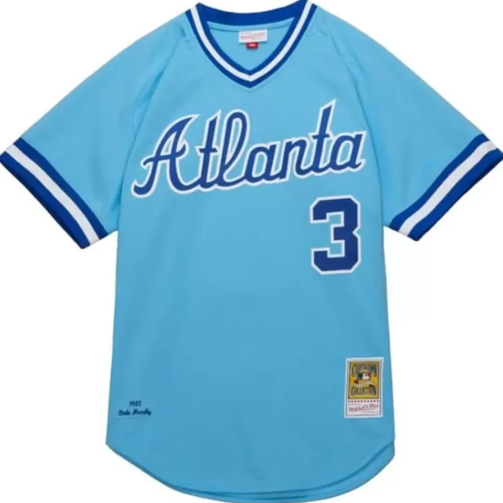 Jerseys Mitchell & Ness -Authentic Jersey Atlanta Braves Road 1982 Dale Murphy