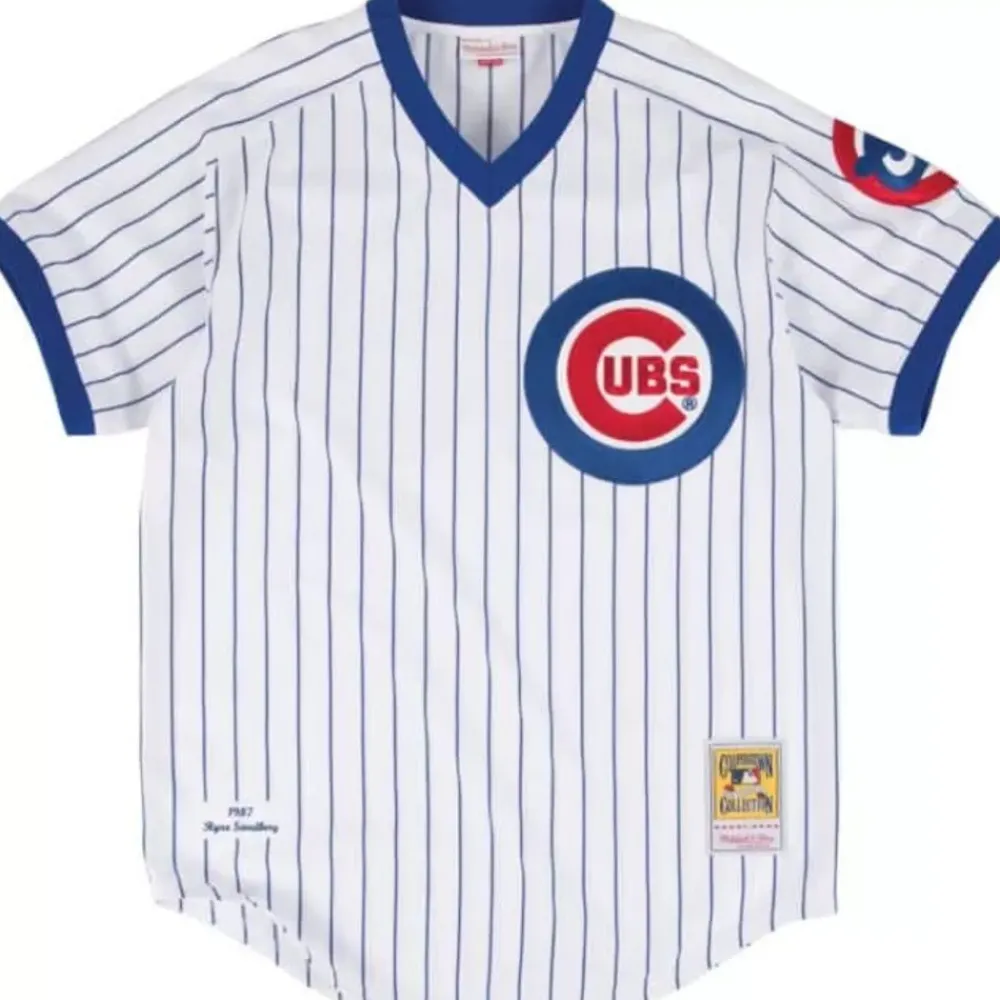 Jerseys Mitchell & Ness -Authentic Jersey Chicago Cubs Home 1987 Ryne Sandberg