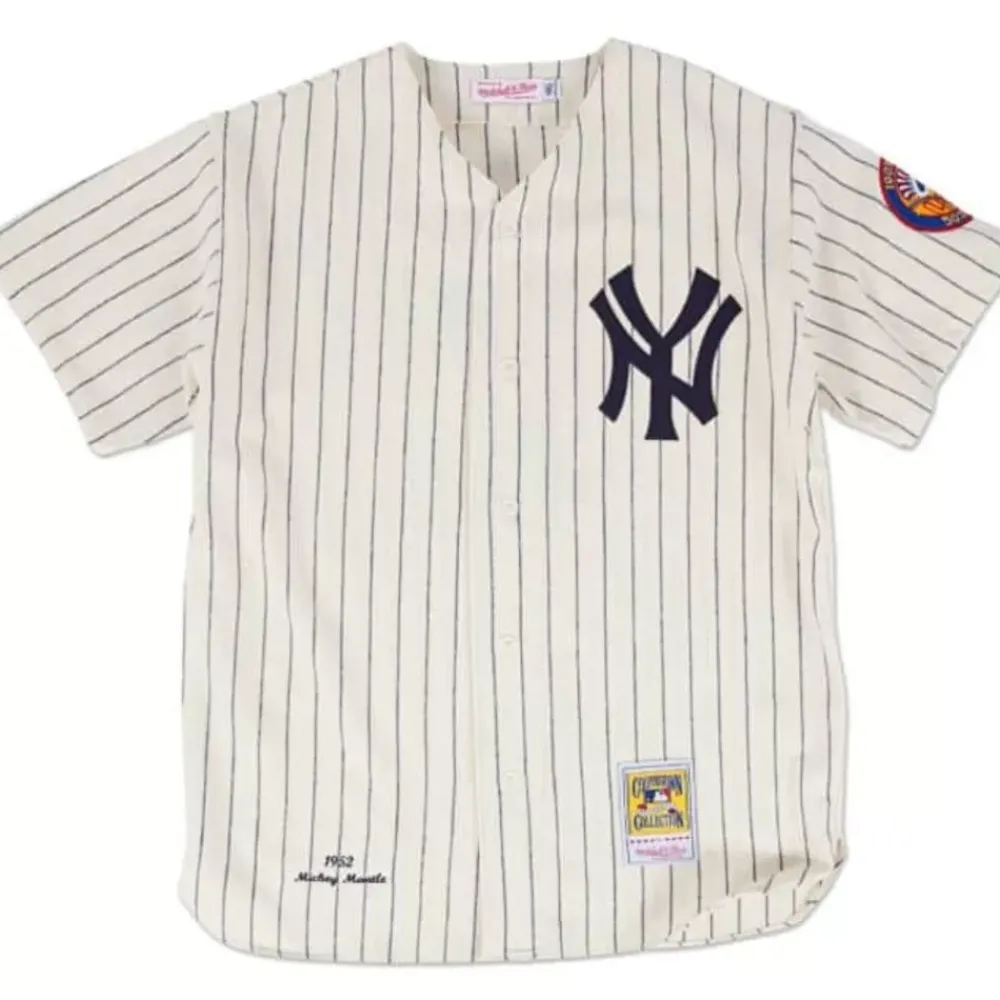 Jerseys Mitchell & Ness -Authentic Jersey New York Yankees Home 1952 Mickey Mantle