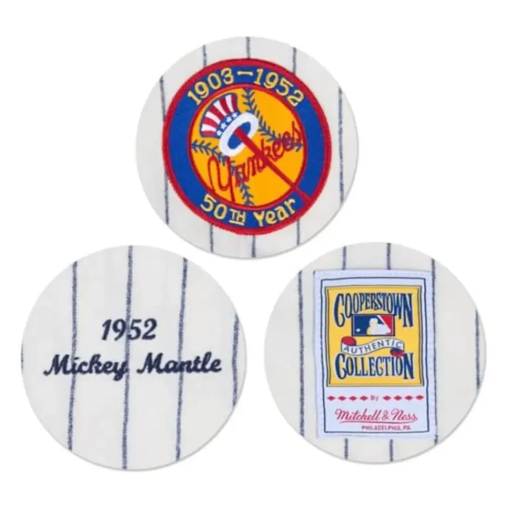 Jerseys Mitchell & Ness -Authentic Jersey New York Yankees Home 1952 Mickey Mantle