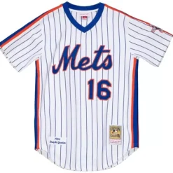 Jerseys Mitchell & Ness -Authentic Jersey New York Mets Home 1986 Dwight Gooden