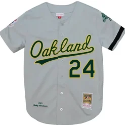 Jerseys Mitchell & Ness -Authentic Jersey Oakland Athletics Road World Series 1989 Rickey Henderson