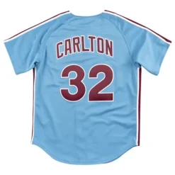 Jerseys Mitchell & Ness -Authentic Jersey Philadelphia Phillies Road 1980 Steve Carlton