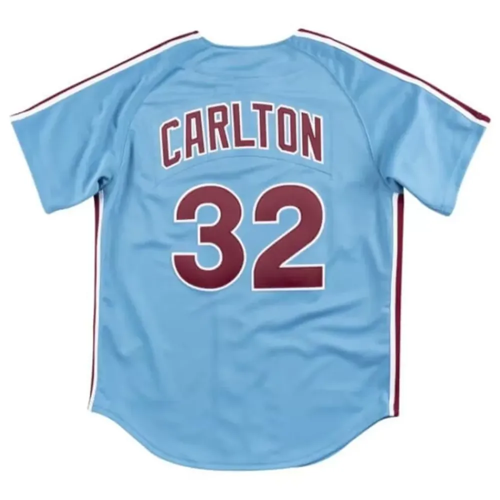 Jerseys Mitchell & Ness -Authentic Jersey Philadelphia Phillies Road 1980 Steve Carlton