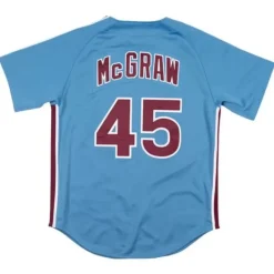 Jerseys Mitchell & Ness -Authentic Jersey Philadelphia Phillies Road 1980 Tug Mcgraw
