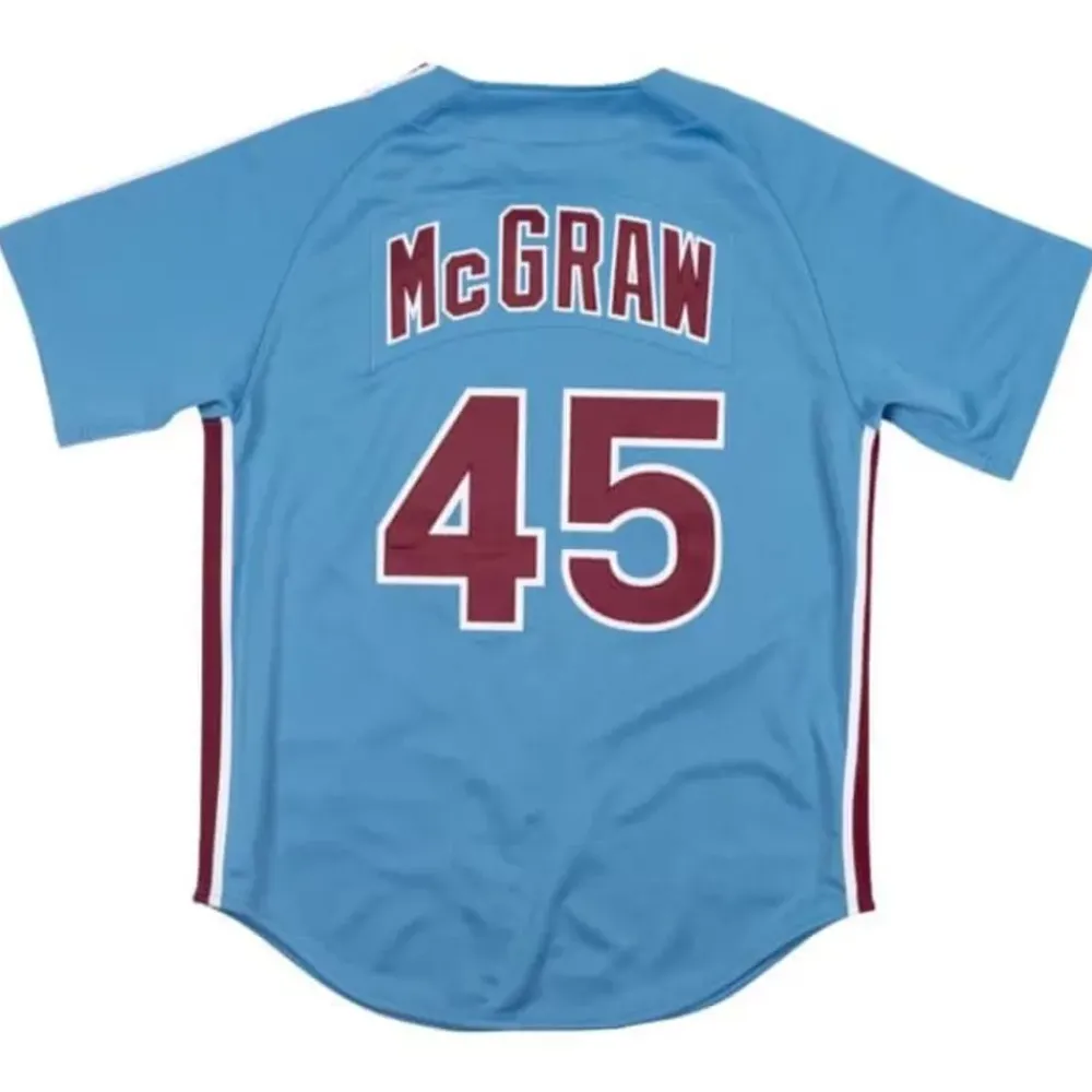 Jerseys Mitchell & Ness -Authentic Jersey Philadelphia Phillies Road 1980 Tug Mcgraw