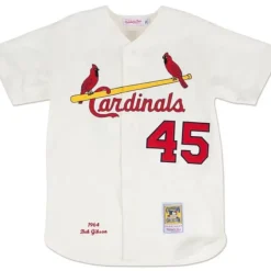 Jerseys Mitchell & Ness -Authentic Jersey St. Louis Cardinals Home 1964 Bob Gibson