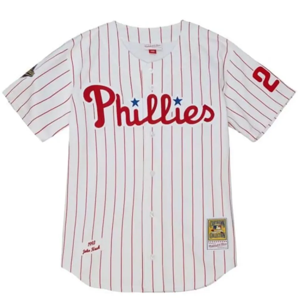 Jerseys Mitchell & Ness -Authentic John Kruk Philadelphia Phillies Home World Series 1993 Jersey