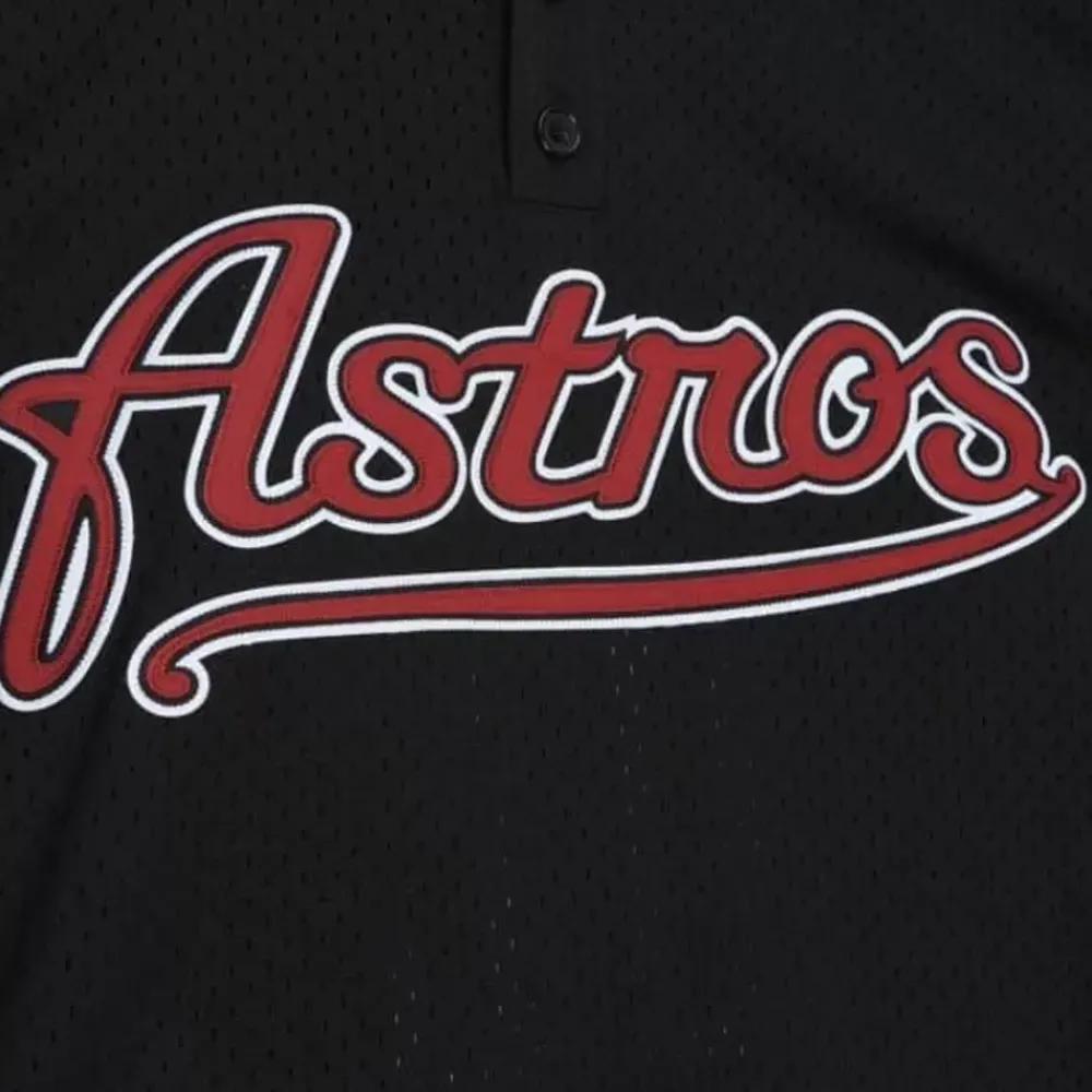 Jerseys Mitchell & Ness -Authentic Lance Berkman Houston Astros 2002 Bp Jersey