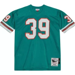 Jerseys Mitchell & Ness -Authentic Larry Csonka Miami Dolphins Dark 1973 Jersey