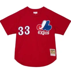 Jerseys Mitchell & Ness -Authentic Larry Walker Montreal Expos 1989 Pullover Jersey