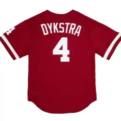 Jerseys Mitchell & Ness -Authentic Lenny Dykstra Philadelphia Phillies 1991 Pullover Jersey