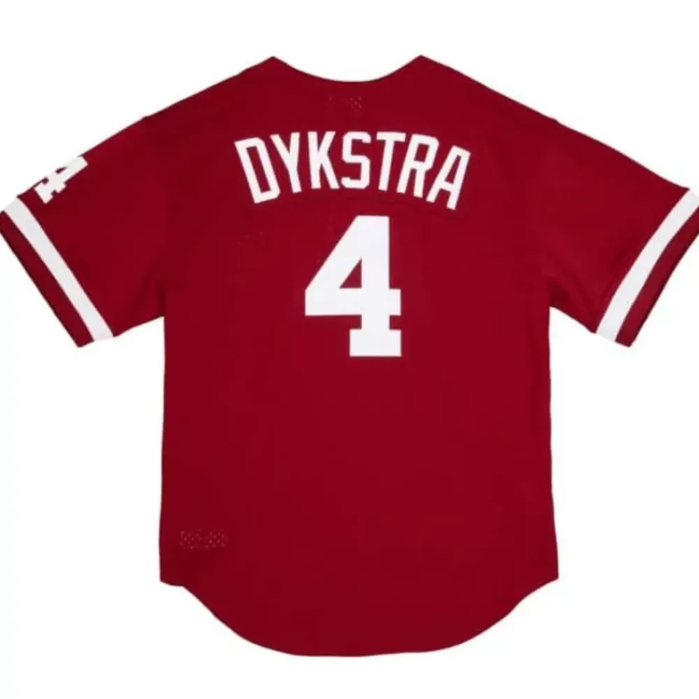 Jerseys Mitchell & Ness -Authentic Lenny Dykstra Philadelphia Phillies 1991 Pullover Jersey