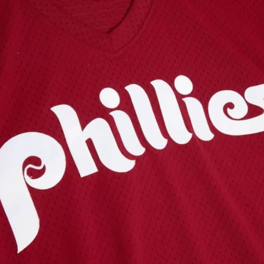 Jerseys Mitchell & Ness -Authentic Lenny Dykstra Philadelphia Phillies 1991 Pullover Jersey