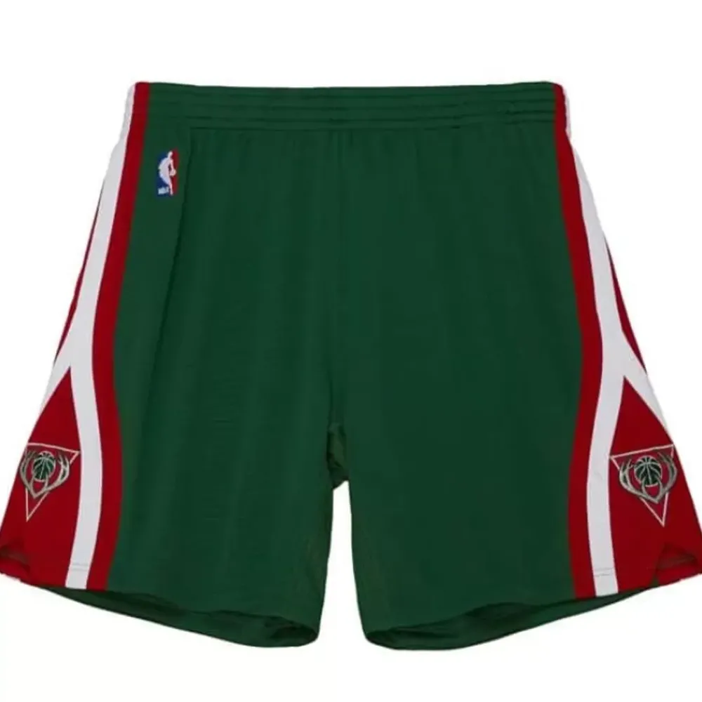 Apparel Mitchell & Ness Shorts-Authentic Milwaukee Bucks Road 2013-14 Shorts