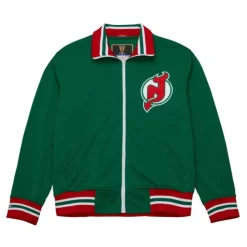Apparel Mitchell & Ness Jackets & Outerwear-Authentic New Jersey Devils 1984 Warm Up Jacket