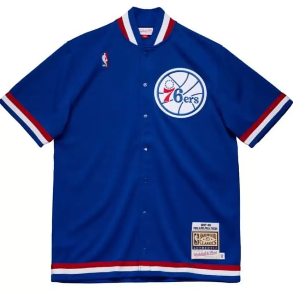 Jerseys Mitchell & Ness -Authentic Philadelphia 76Ers 1987-88 Shooting Shirt