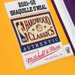 Jerseys Mitchell & Ness -Authentic Shaquille O'Neal Los Angeles Lakers 2001-02 Jersey