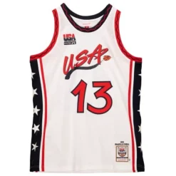 Jerseys Mitchell & Ness -Authentic Shaquille O'Neal Team Usa Mens 1996-97 Jersey
