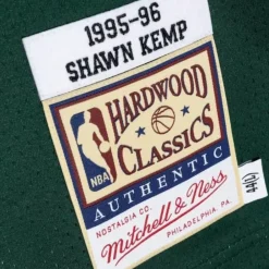 Jerseys Mitchell & Ness -Authentic Shawn Kemp Seattle Supersonics 1995-96 Jersey