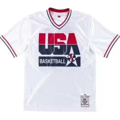 Jerseys Mitchell & Ness -Authentic Shooting Shirt Team Usa 1992 Magic Johnson