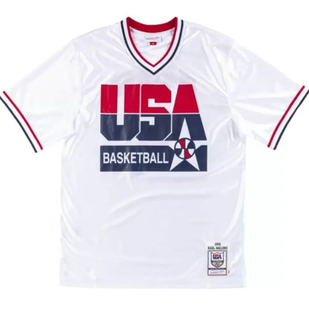 Jerseys Mitchell & Ness -Authentic Shooting Shirt Team Usa 1992 Karl Malone