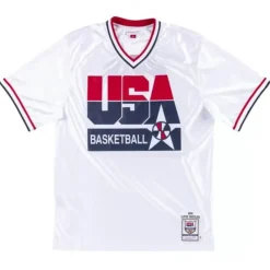 Jerseys Mitchell & Ness -Authentic Shooting Shirt Team Usa 1992 Clyde Drexler
