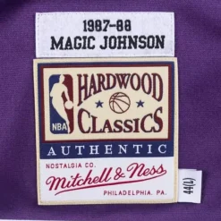 Jerseys Mitchell & Ness -Authentic Shooting Shirt Los Angeles Lakers 1987-88 Magic Johnson