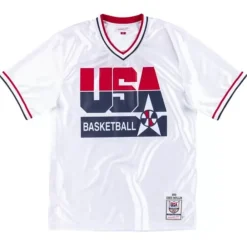 Jerseys Mitchell & Ness -Authentic Shooting Shirt Team Usa 1992 Chris Mullin