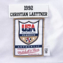 Jerseys Mitchell & Ness -Authentic Shooting Shirt Team Usa 1992 Christian Laettner