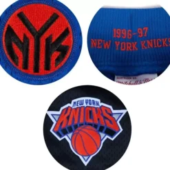 Shorts Mitchell & Ness -Authentic Shorts New York Knicks Road 1996-97