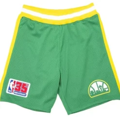 Shorts Mitchell & Ness -Authentic Shorts Seattle Supersonics 1980-81