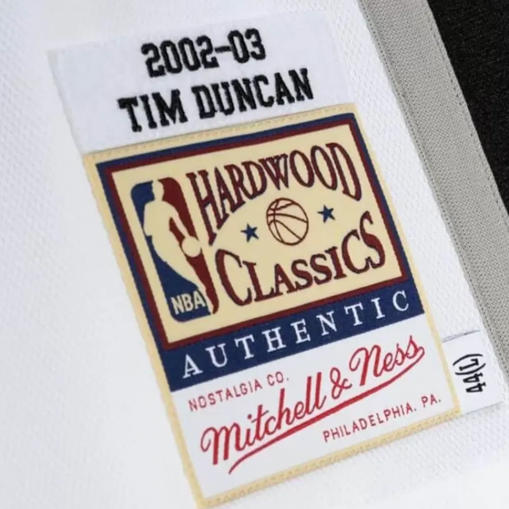 Jerseys Mitchell & Ness -Authentic Tim Duncan San Antonio Spurs Finals 2002-03 Jersey