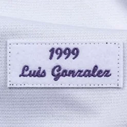 Jerseys Mitchell & Ness -Authentic Turn Ahead The Clock Jersey Arizona Diamondbacks 1999 Luis Gonzalez
