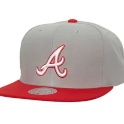 Headwear Mitchell & Ness -Away Snapback Coop Atlanta Braves