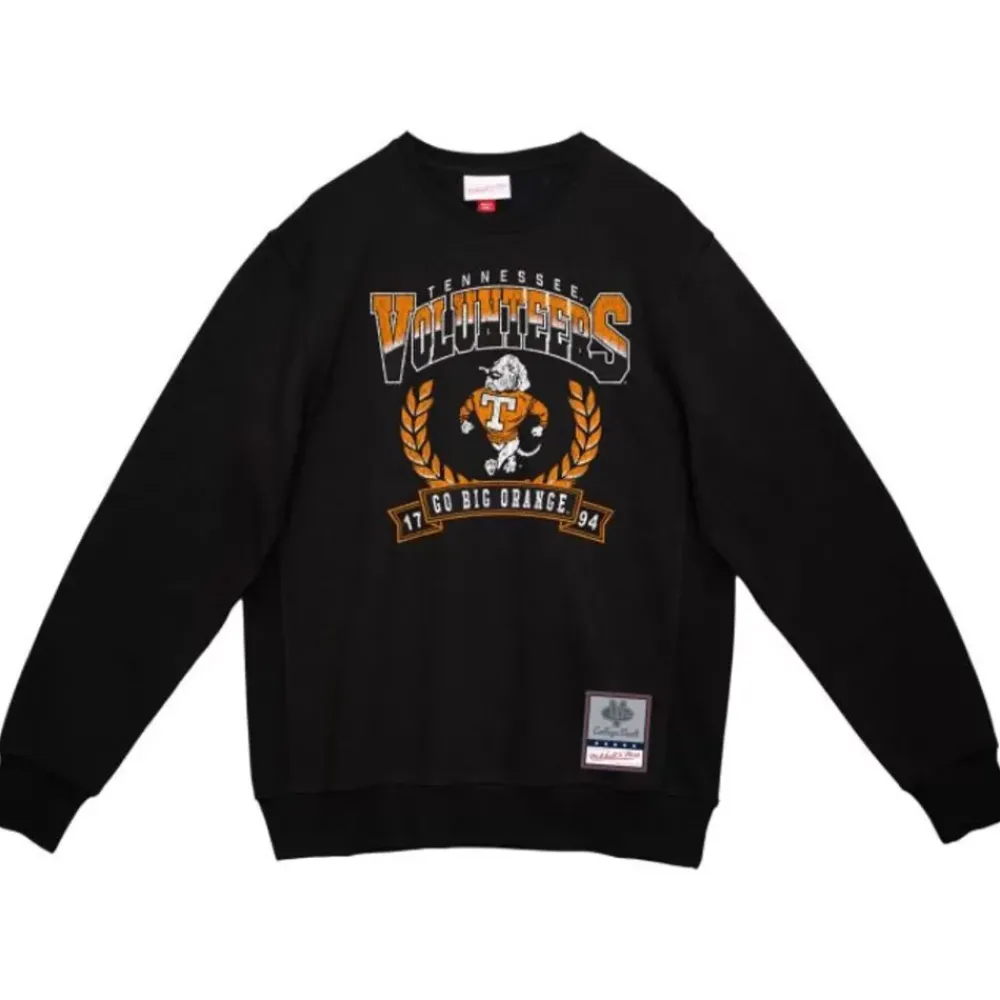 Apparel Mitchell & Ness Hoodies & Sweatshirts-Baseline Crew University Of Tennessee