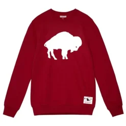 Apparel Mitchell & Ness Hoodies & Sweatshirts-Basic Logo 2 Hoodie Buffalo Bills