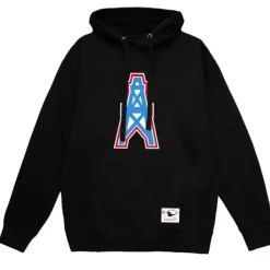 Apparel Mitchell & Ness Hoodies & Sweatshirts-Basic Logo 1 Hoodie Houston Oilers