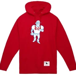 Apparel Mitchell & Ness Hoodies & Sweatshirts-Basic Logo 2 Hoodie Houston Oilers