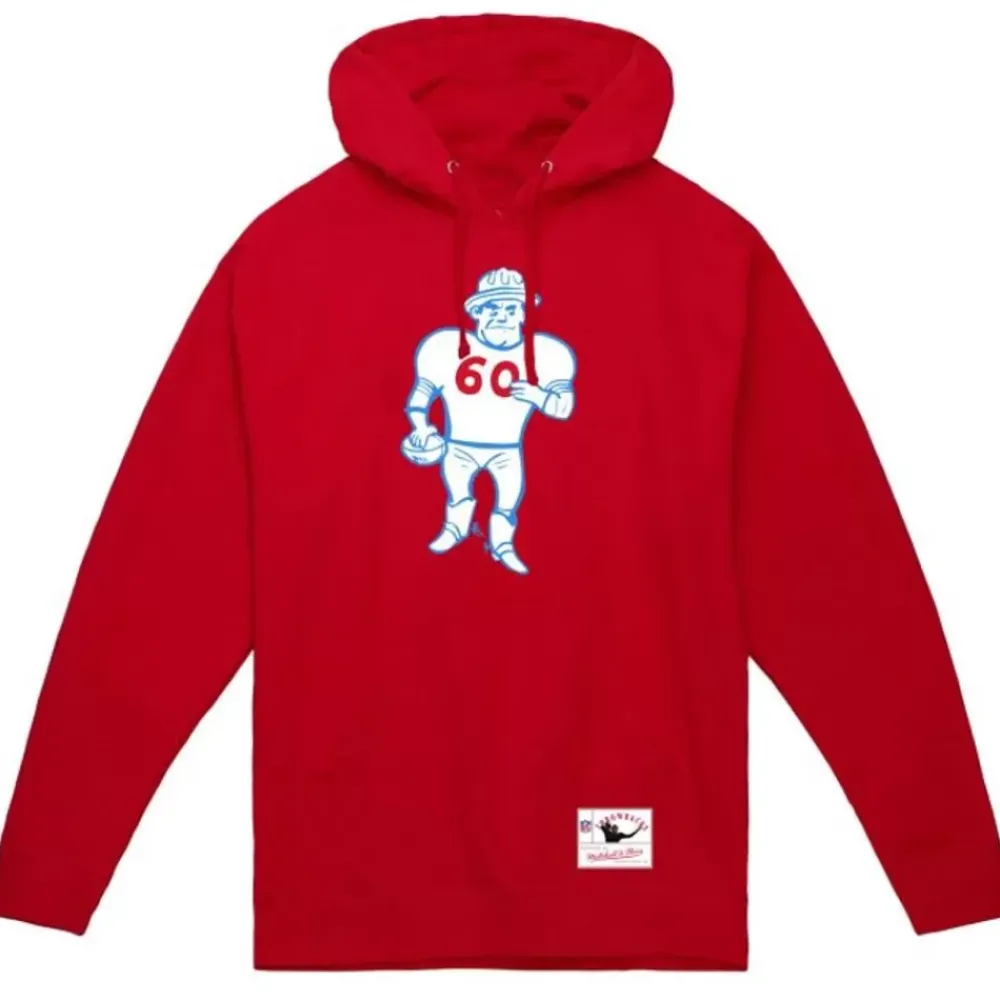 Apparel Mitchell & Ness Hoodies & Sweatshirts-Basic Logo 2 Hoodie Houston Oilers