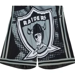 Apparel Mitchell & Ness Shorts-Big Face 7.0 Fashion Shorts Oakland Raiders