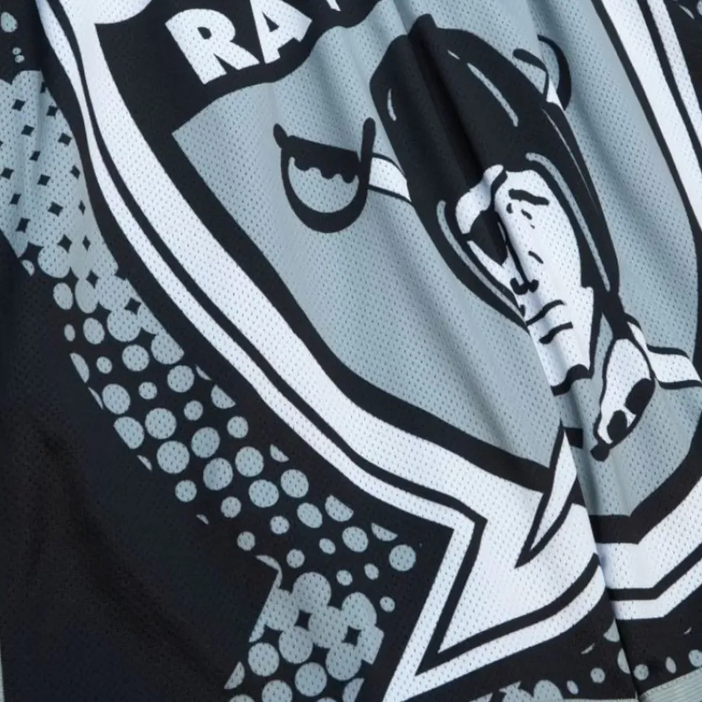 Apparel Mitchell & Ness Shorts-Big Face 7.0 Fashion Shorts Oakland Raiders