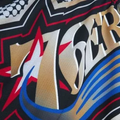 Apparel Mitchell & Ness Shorts-Big Face 7.0 Fashion Shorts Philadelphia 76Ers