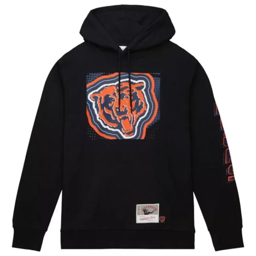 Apparel Mitchell & Ness Hoodies & Sweatshirts-Big Face 7.0 Hoodie Chicago Bears