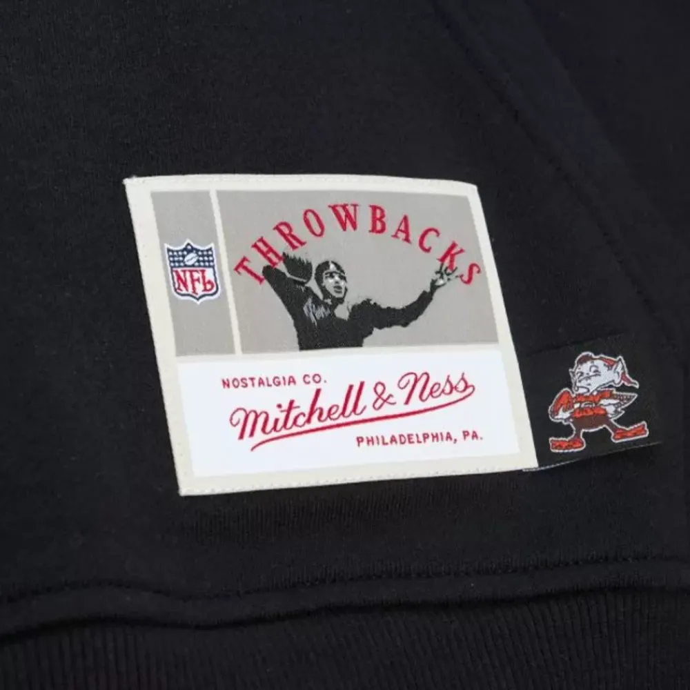 Apparel Mitchell & Ness Hoodies & Sweatshirts-Big Face 7.0 Hoodie Cleveland Browns
