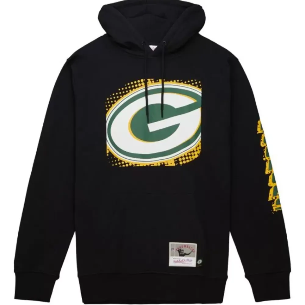Apparel Mitchell & Ness Hoodies & Sweatshirts-Big Face 7.0 Hoodie Green Bay Packers