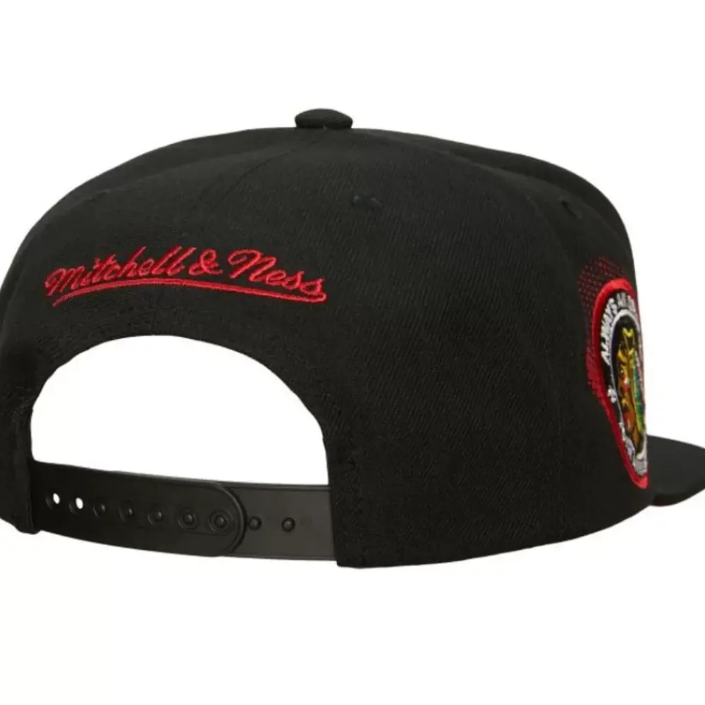 Headwear Mitchell & Ness -Big Face 7.0 Snapback Chicago Blackhawks
