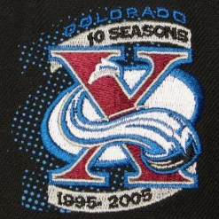 Headwear Mitchell & Ness -Big Face 7.0 Snapback Colorado Avalanche